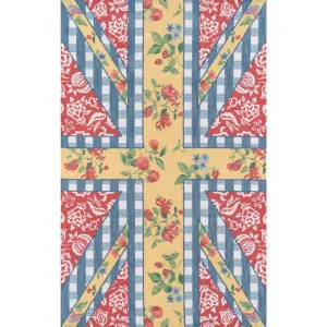 Think of England Multicolor Indoor Hand-Hooked Wool Area Rug