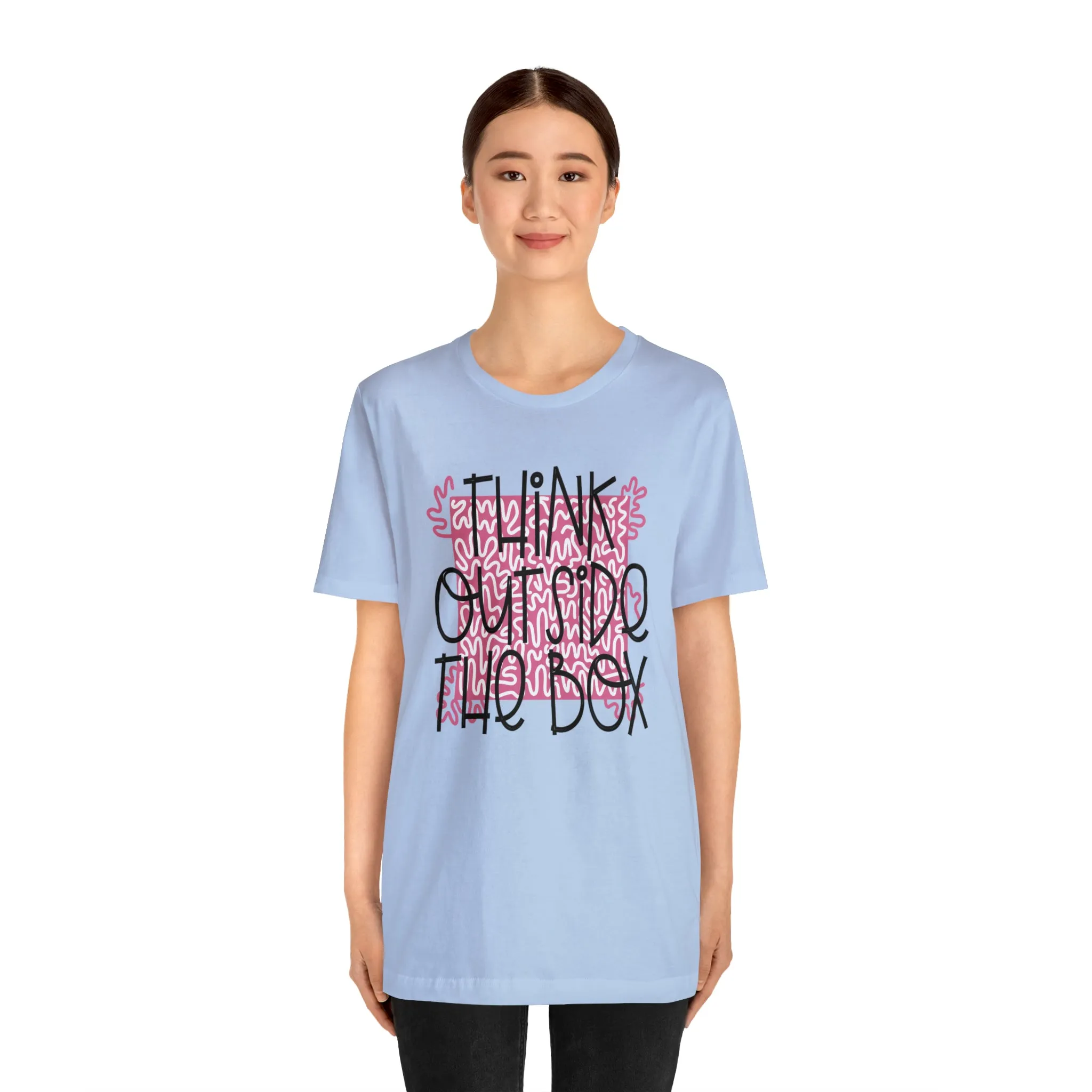 Think outside the box Unisex Jersey Short Sleeve Tee