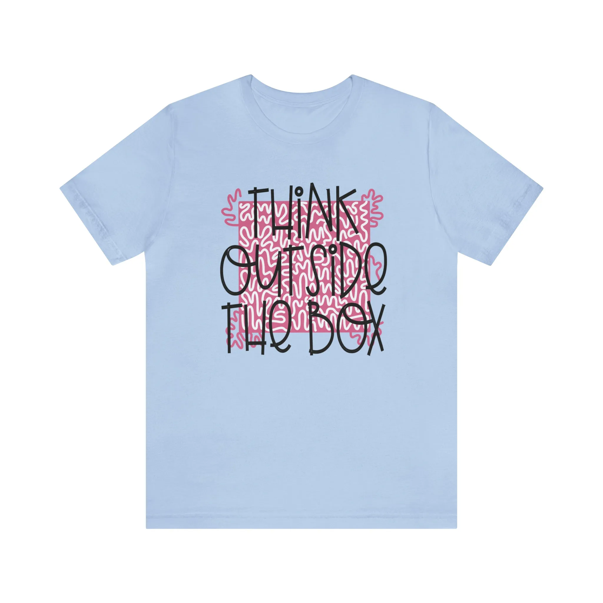 Think outside the box Unisex Jersey Short Sleeve Tee