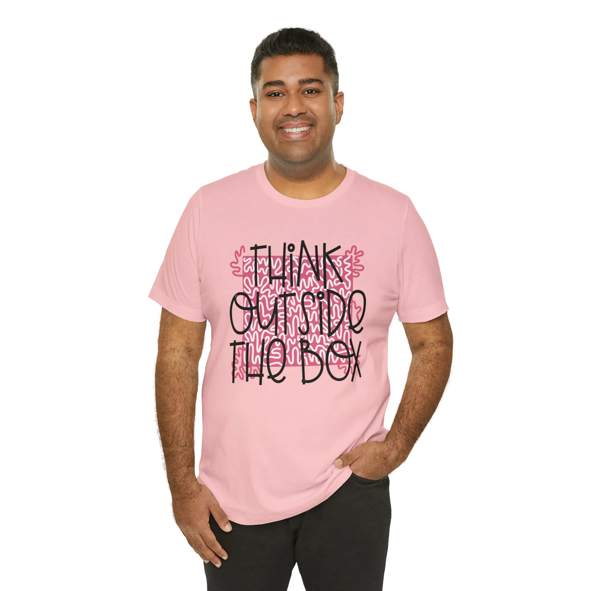 Think outside the box Unisex Jersey Short Sleeve Tee