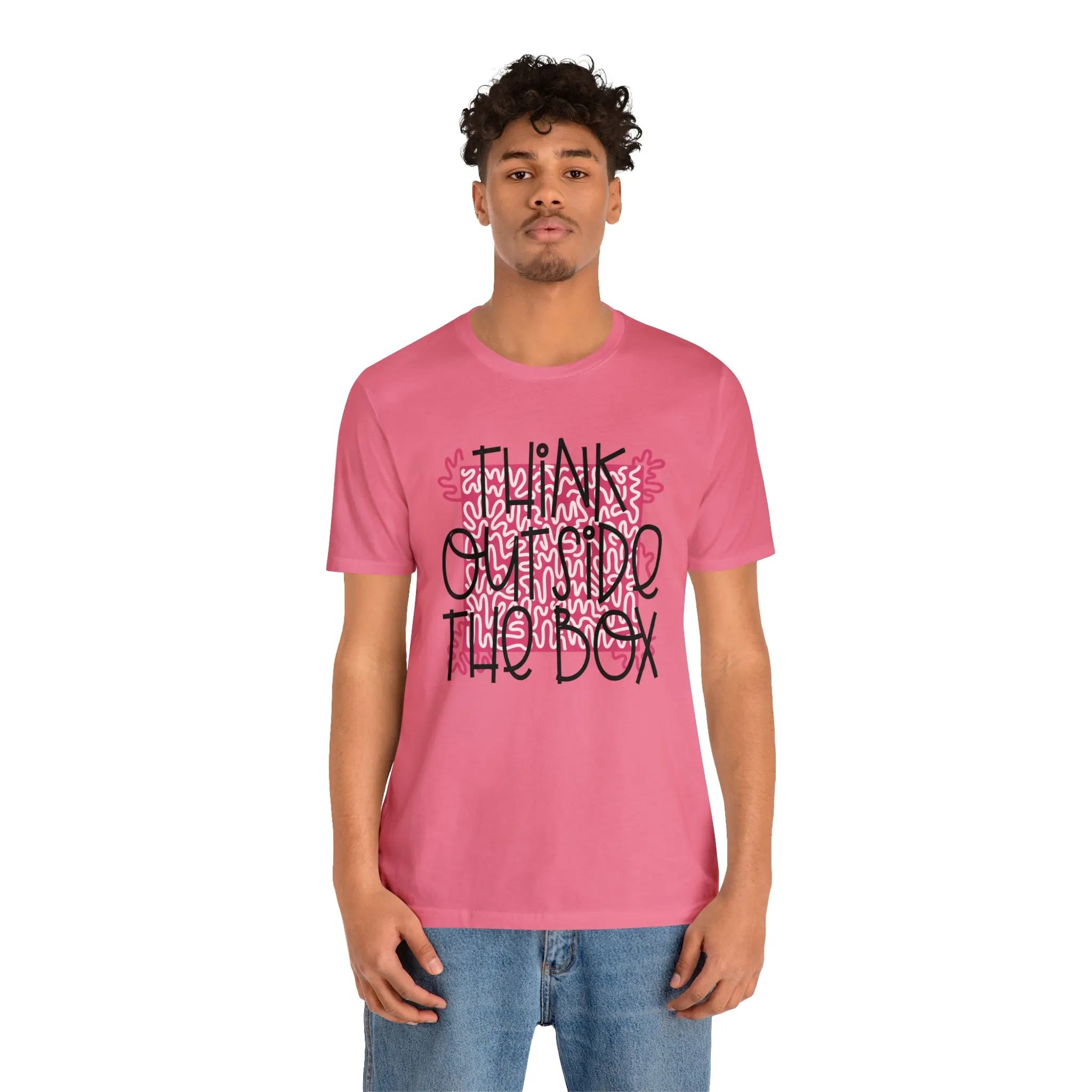 Think outside the box Unisex Jersey Short Sleeve Tee