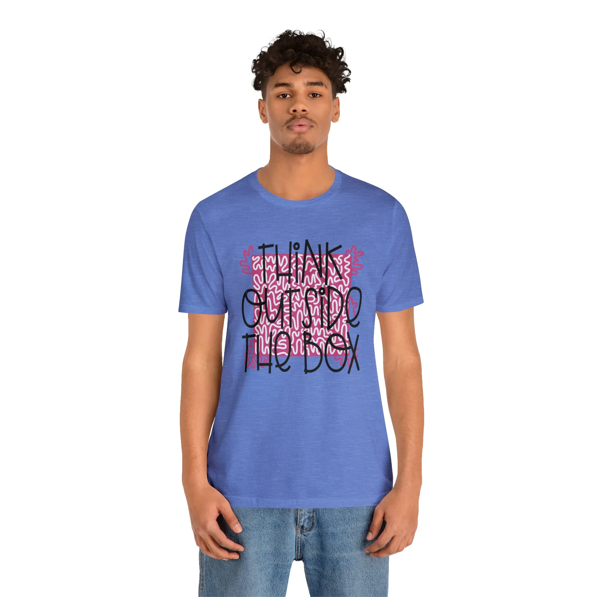 Think outside the box Unisex Jersey Short Sleeve Tee