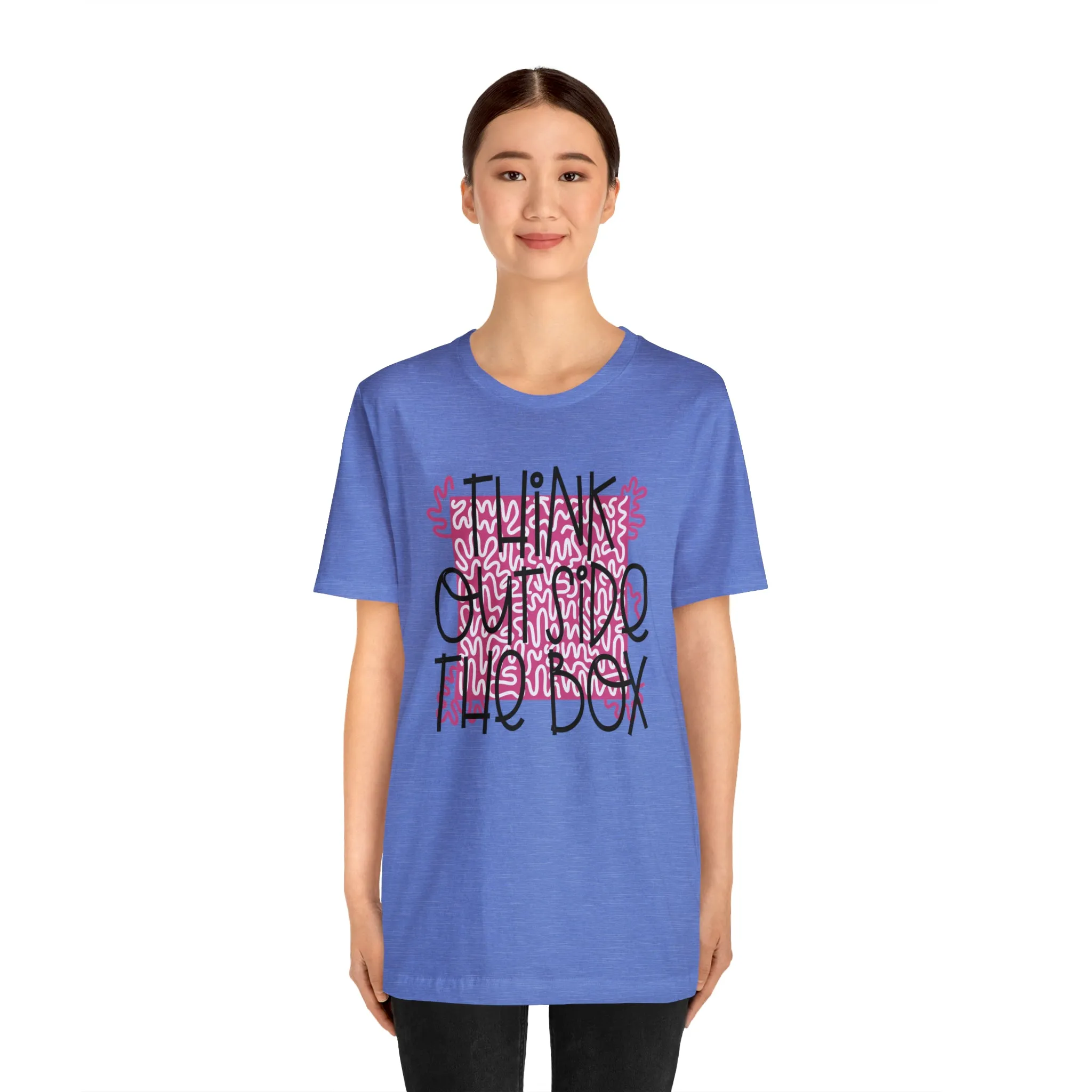 Think outside the box Unisex Jersey Short Sleeve Tee