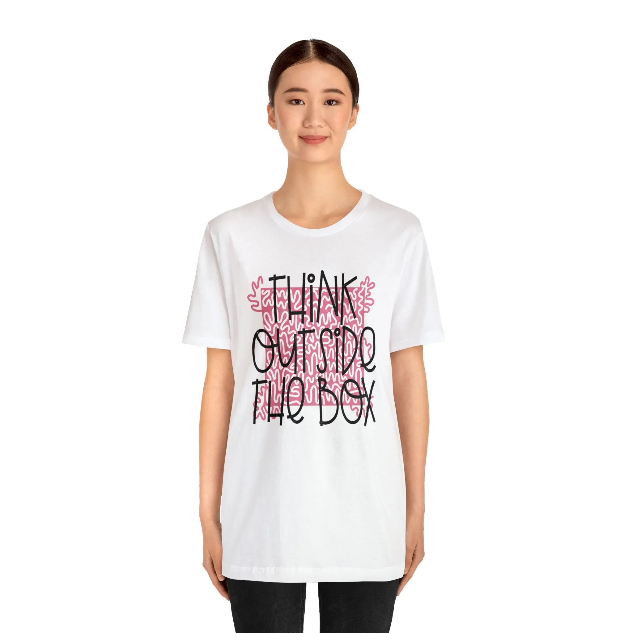 Think outside the box Unisex Jersey Short Sleeve Tee