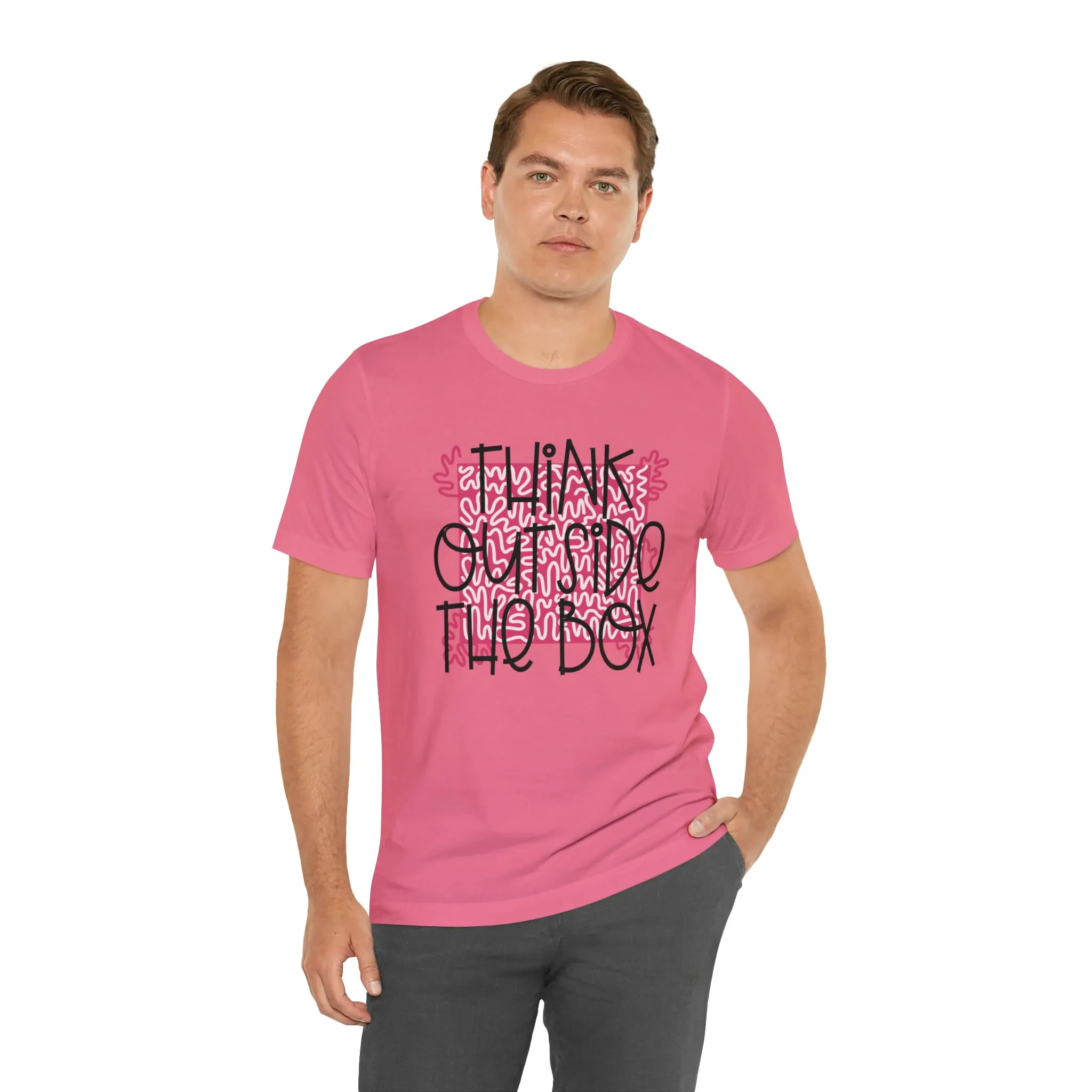 Think outside the box Unisex Jersey Short Sleeve Tee