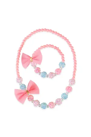 Think Pink Necklace & Bracelet Set