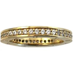 Thomas Sabo Ring Gold-Plated Silver with White Zirconia