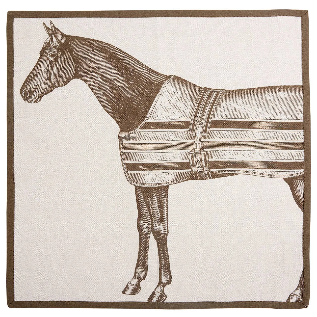 ThomasPaul Horse Dinner Napkin