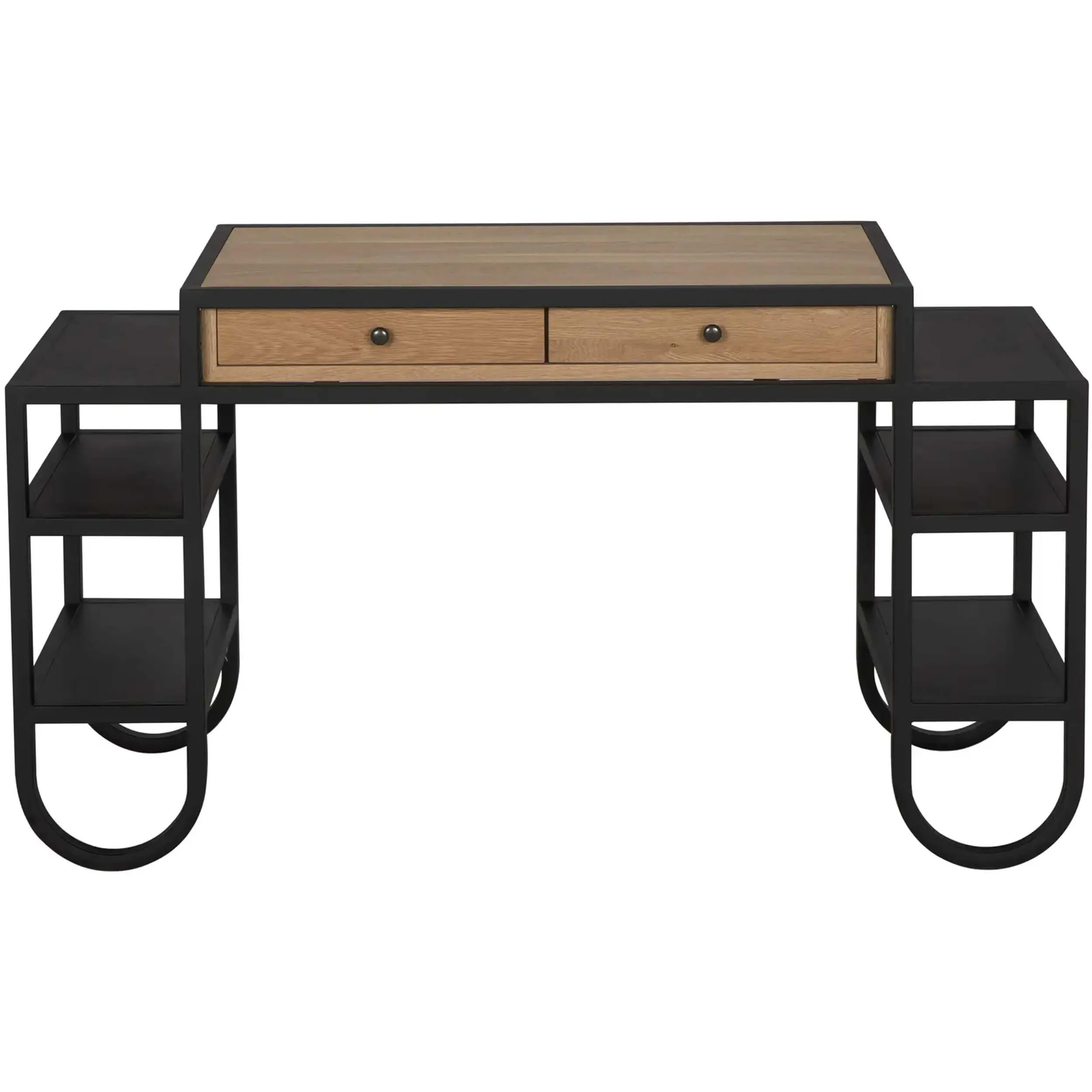 Thomson Desk, Natural/Matte Black