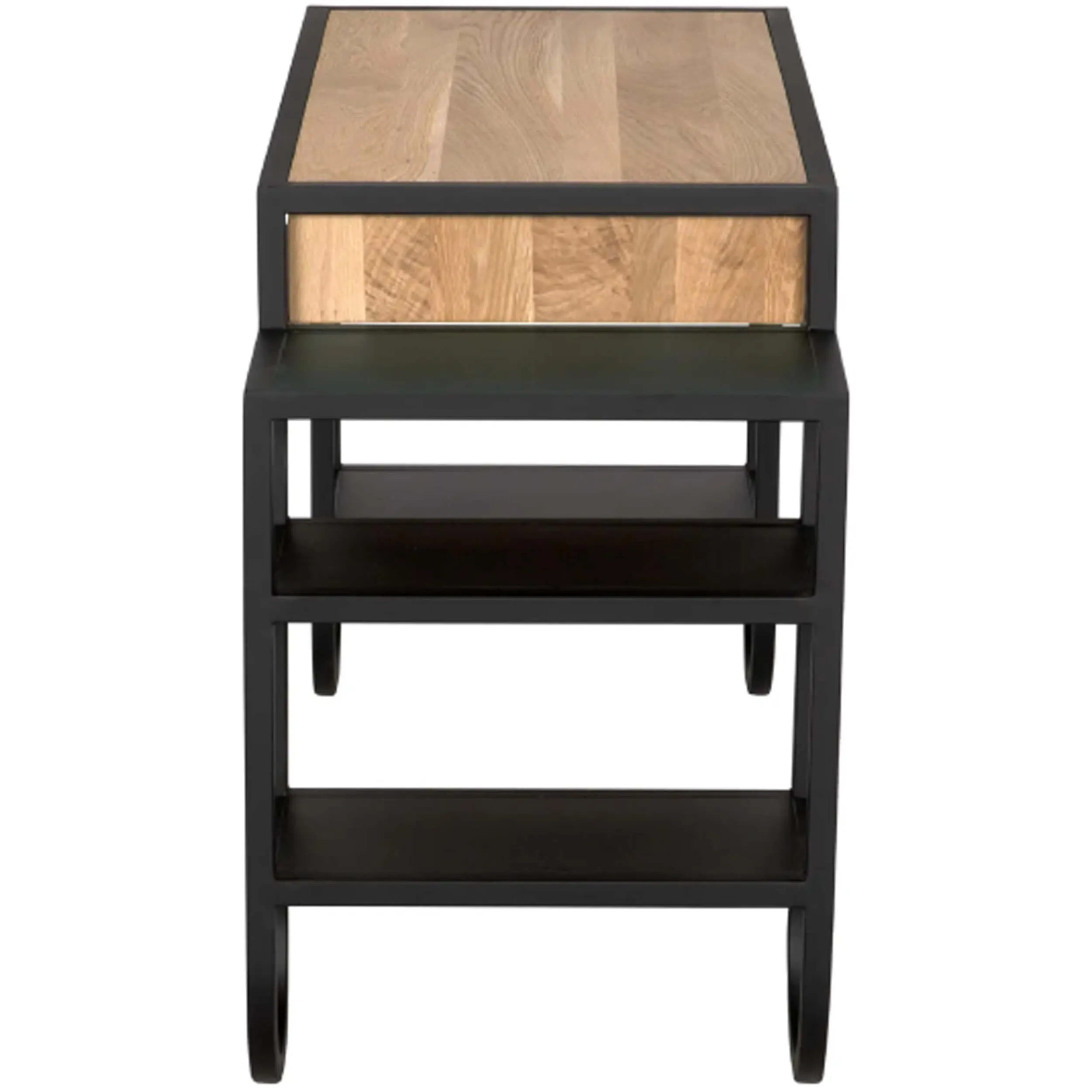 Thomson Desk, Natural/Matte Black