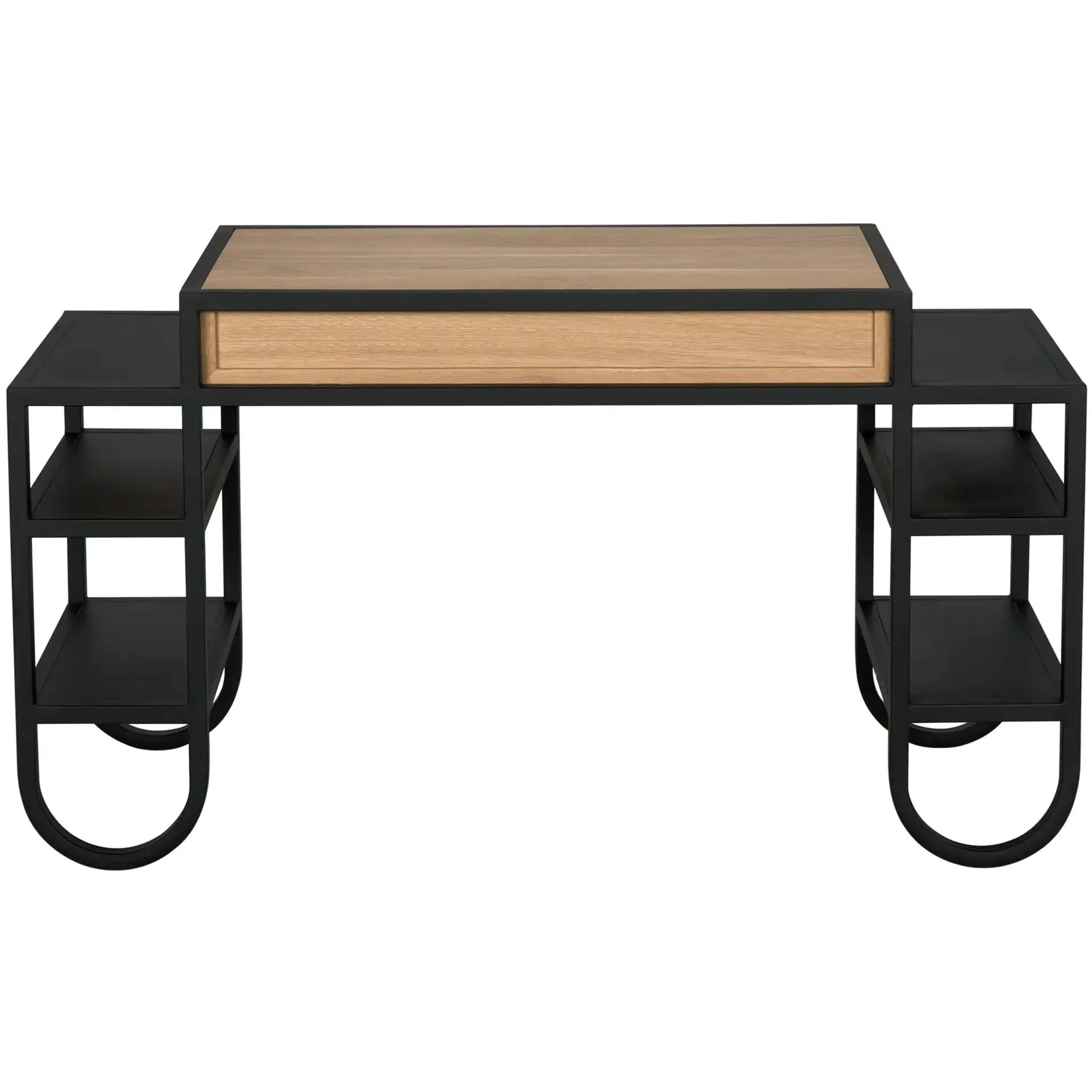 Thomson Desk, Natural/Matte Black