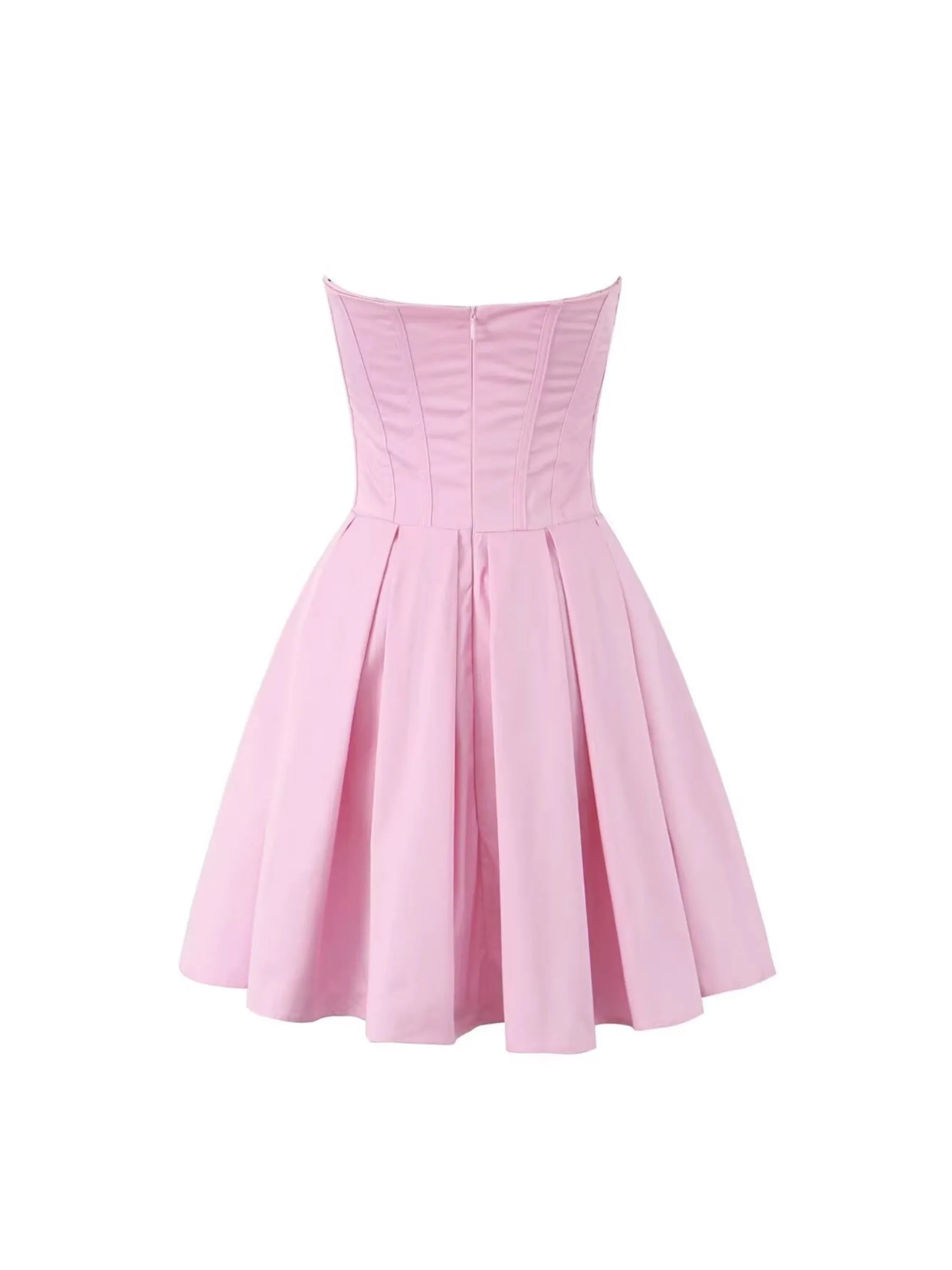 Thora Corset Pleated Dress