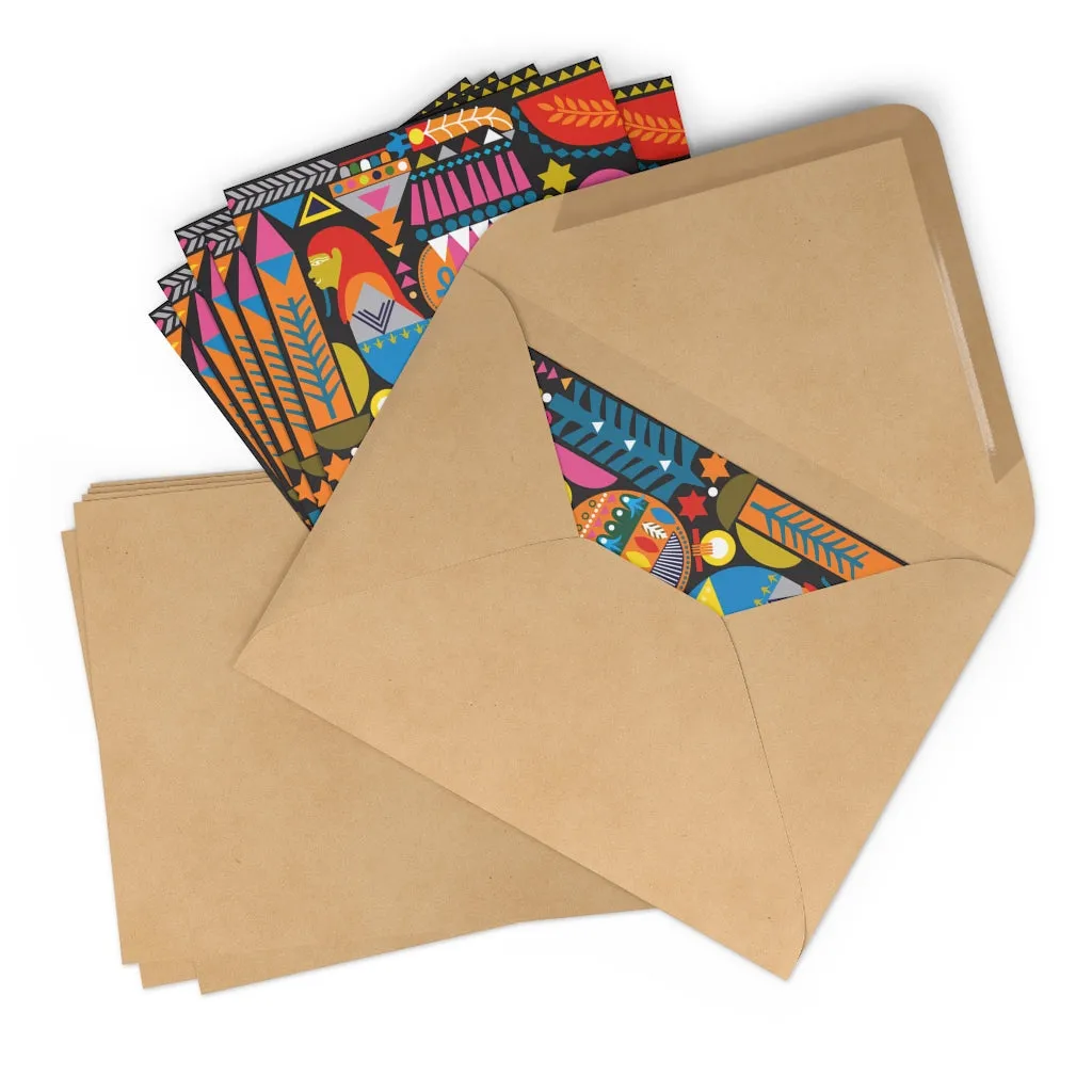 Thoth and Feathered Friends Greeting Cards (7 pcs)