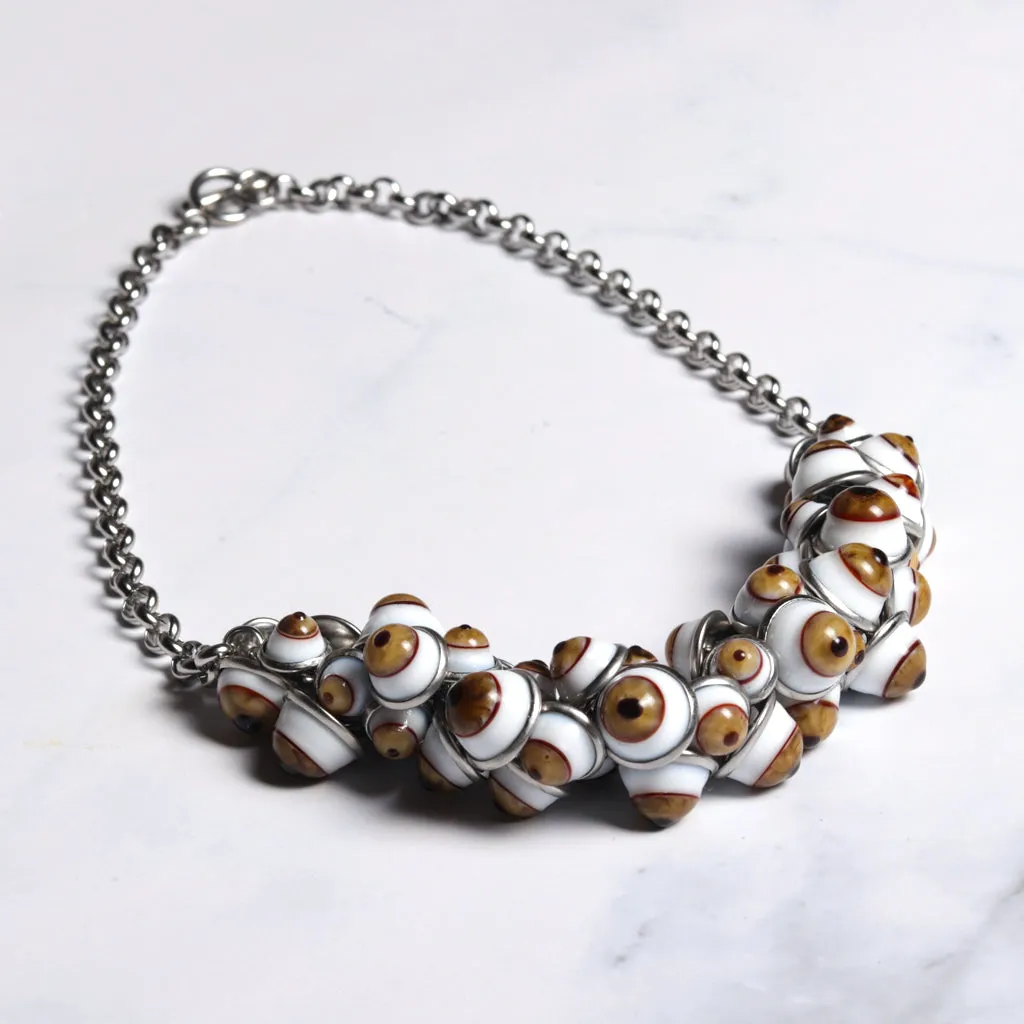 Thousand Eyes Statement Necklace