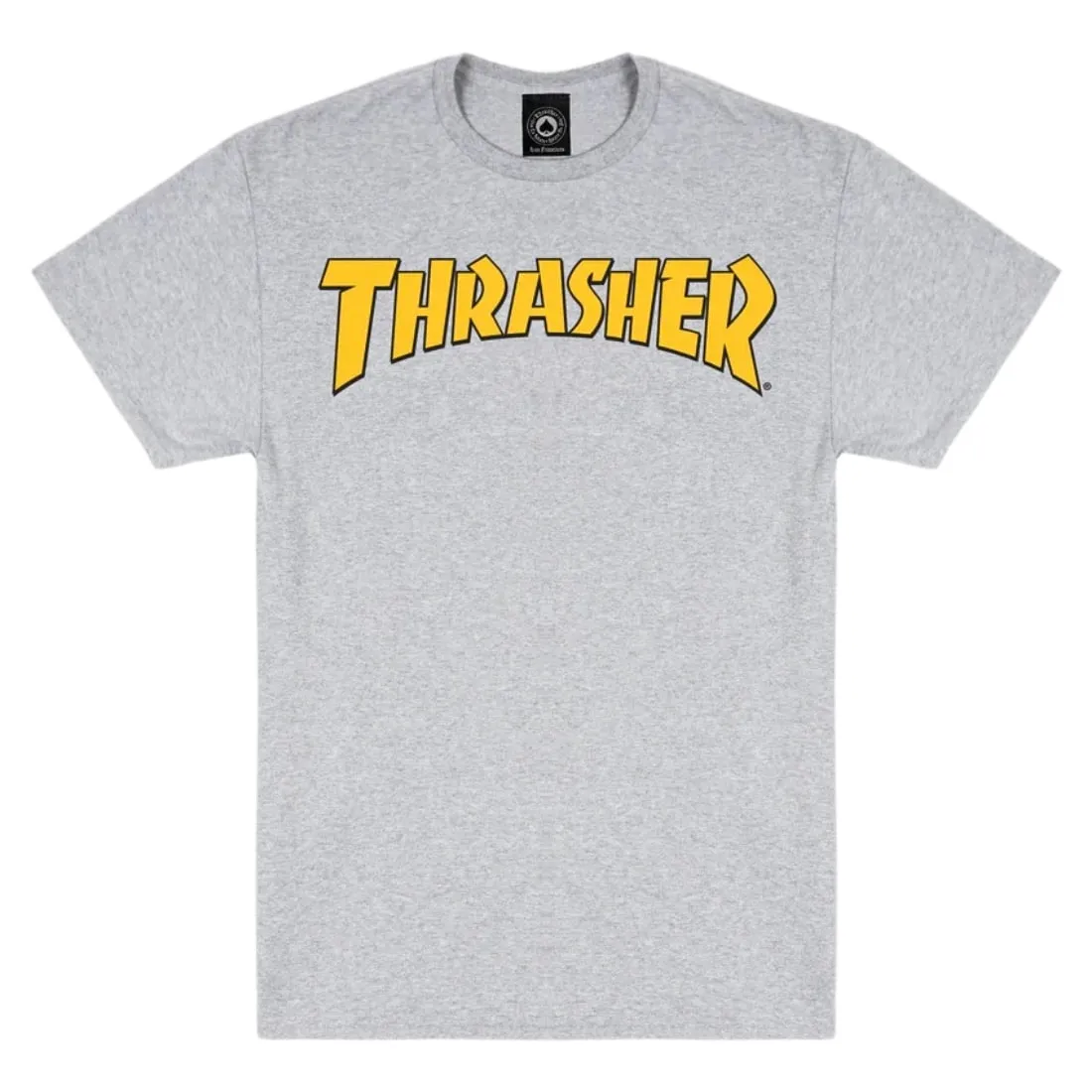 Thrasher Cover Logo T-Shirt - Ash Grey