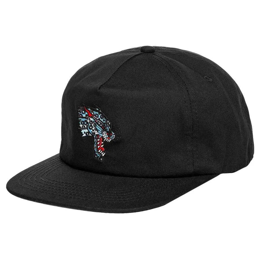 Thrasher Leopard Mag Snapback Cap - Black