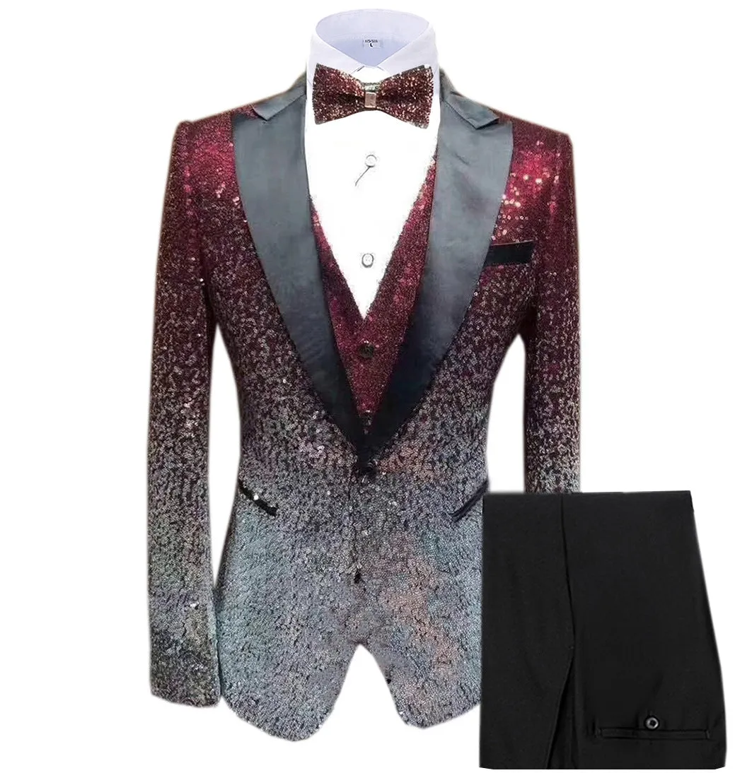 Three-piece Stage Suit For Men