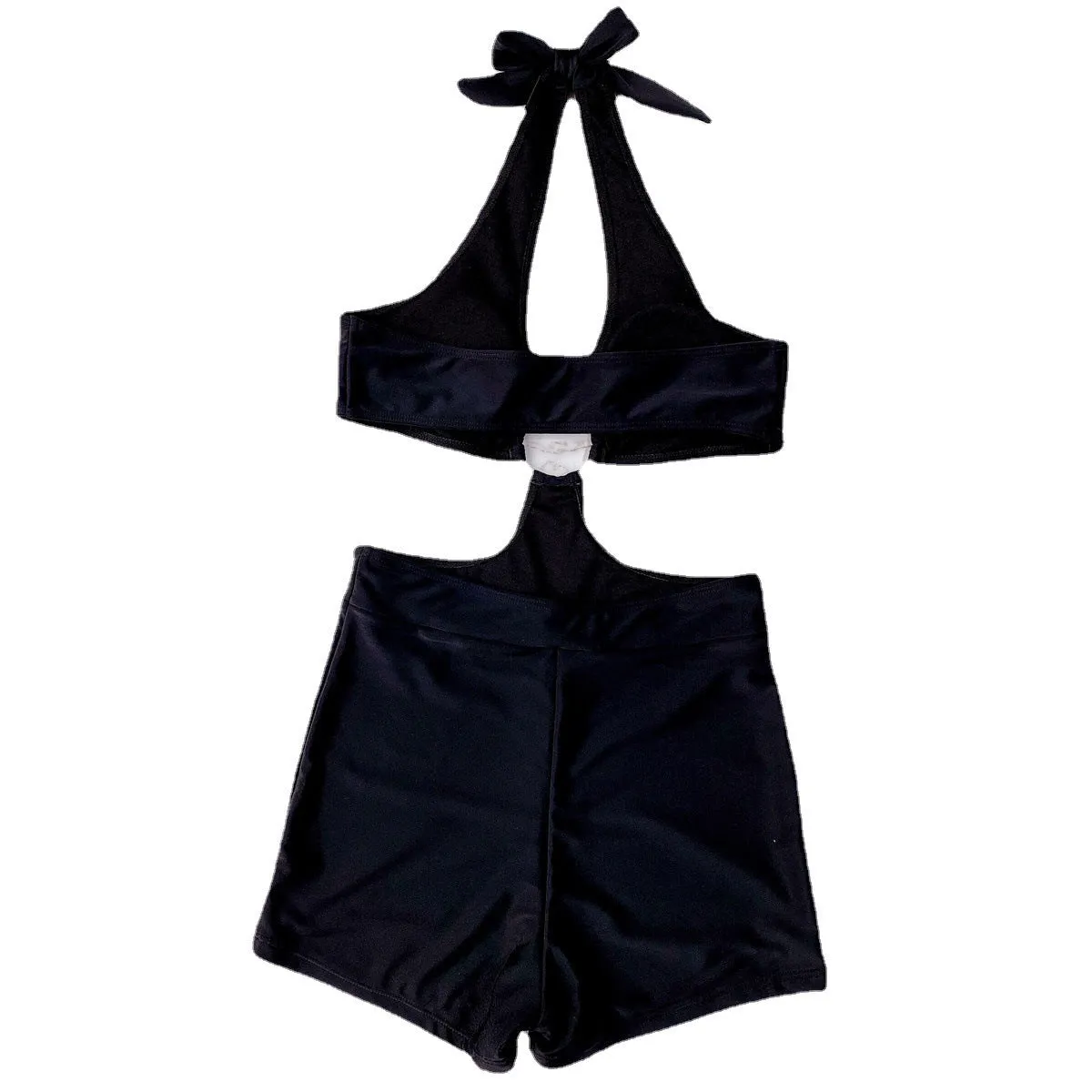 Three-point Gathered O-Ring One-piece Swimsuit