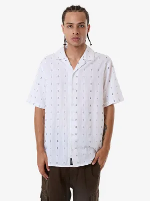 THRILLS Anytime Bowling Shirt - DIRTY WHITE