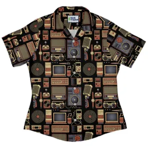 Throwback Tech Curvy Button Up Shirt