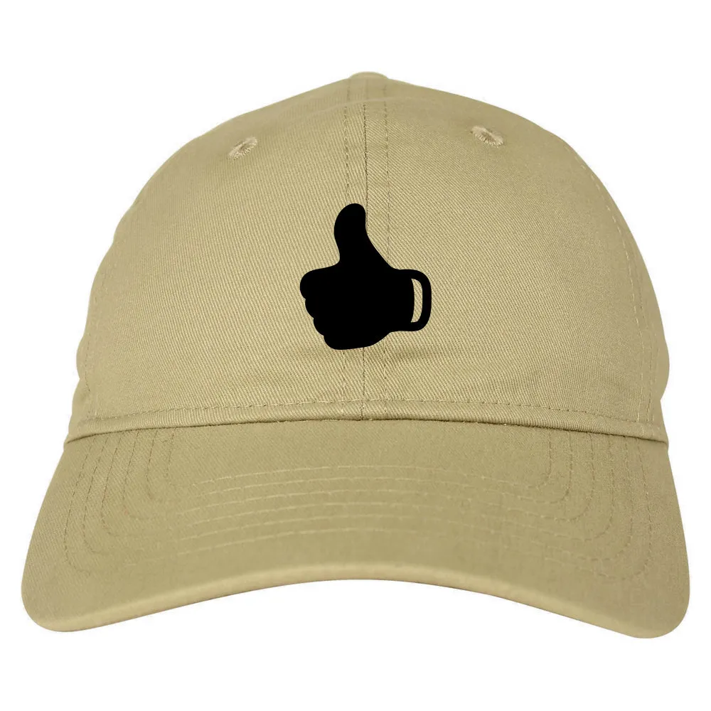 Thumbs Up Chest Mens Dad Hat Baseball Cap