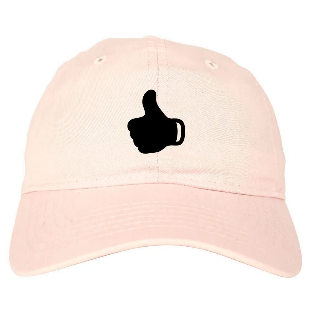 Thumbs Up Chest Mens Dad Hat Baseball Cap