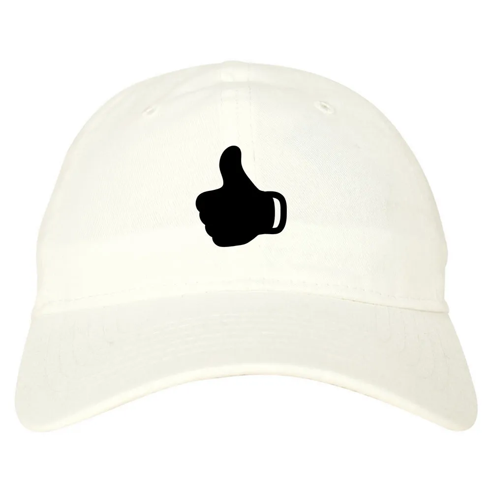 Thumbs Up Chest Mens Dad Hat Baseball Cap