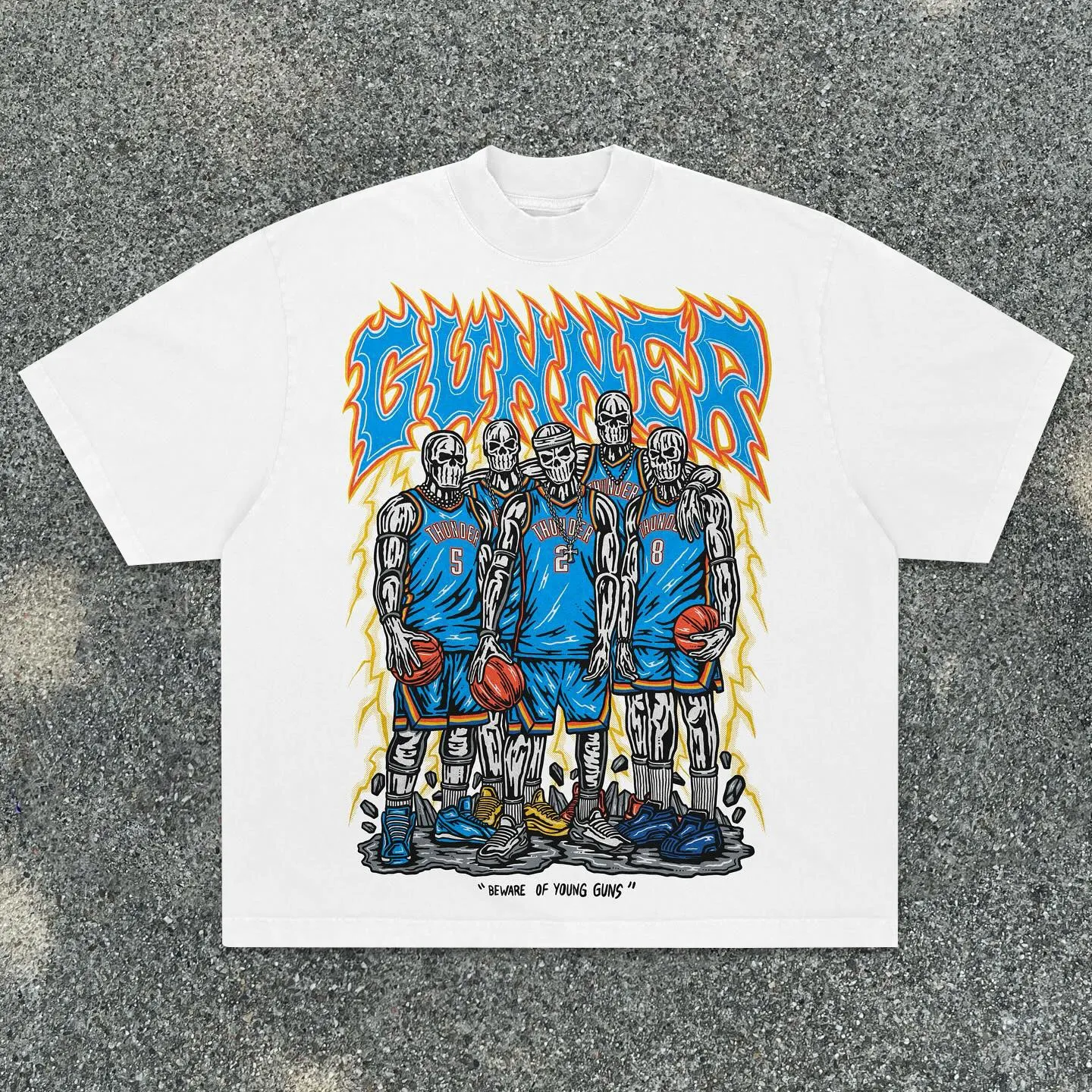 Thunder Street Basketball T-Shirt