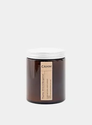 Thyme, Olive & Bergamot Candle - Amber