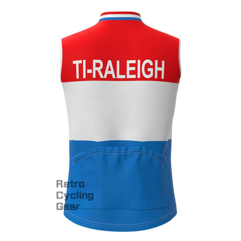 TI-Raleigh Red-Blue Retro Cycling Vest