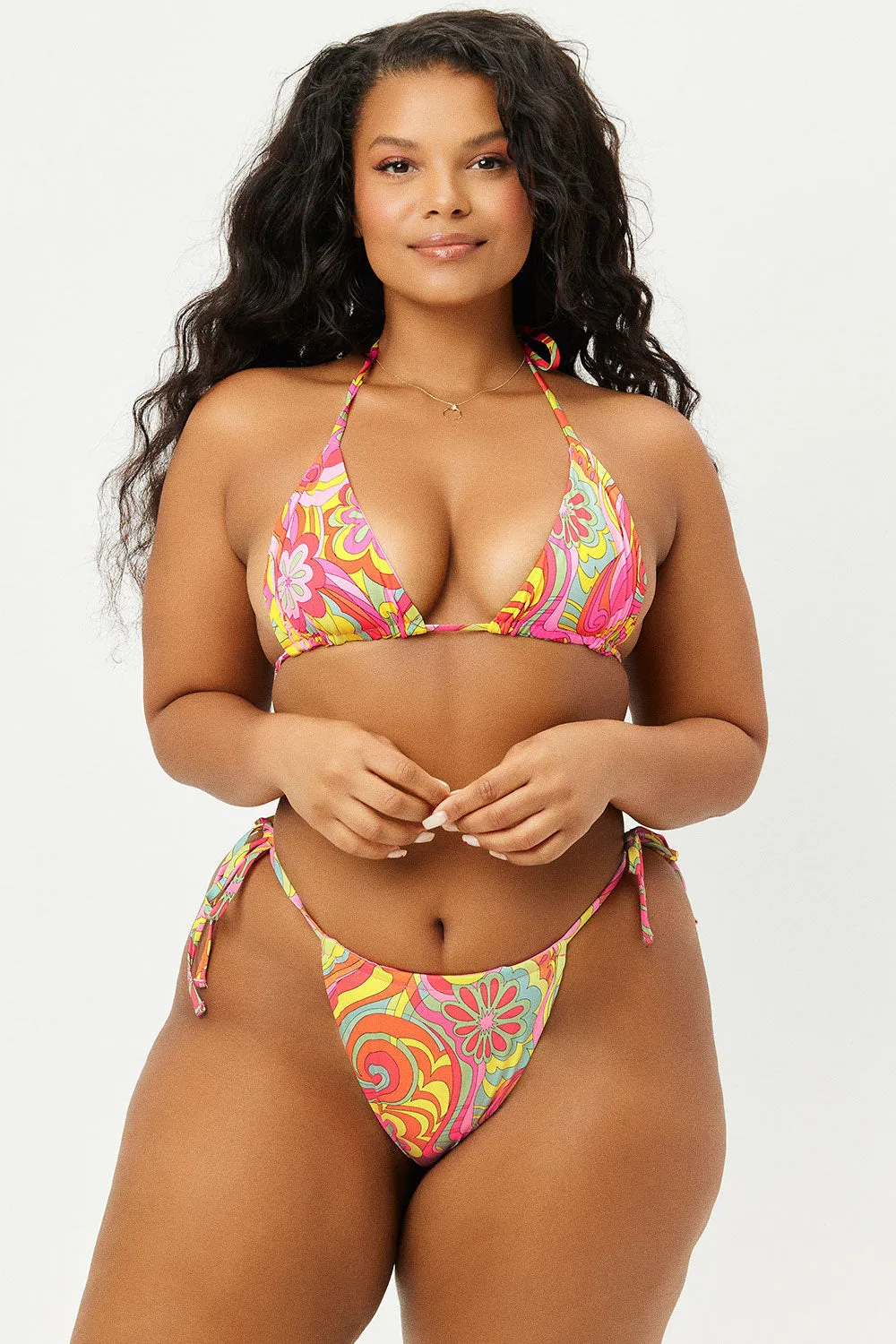 Tia Triangle Bikini Top - Far Out