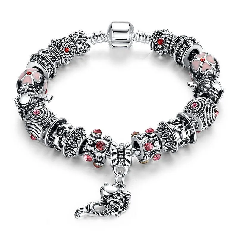 Tibetan Silver Fish Charm Bracelet