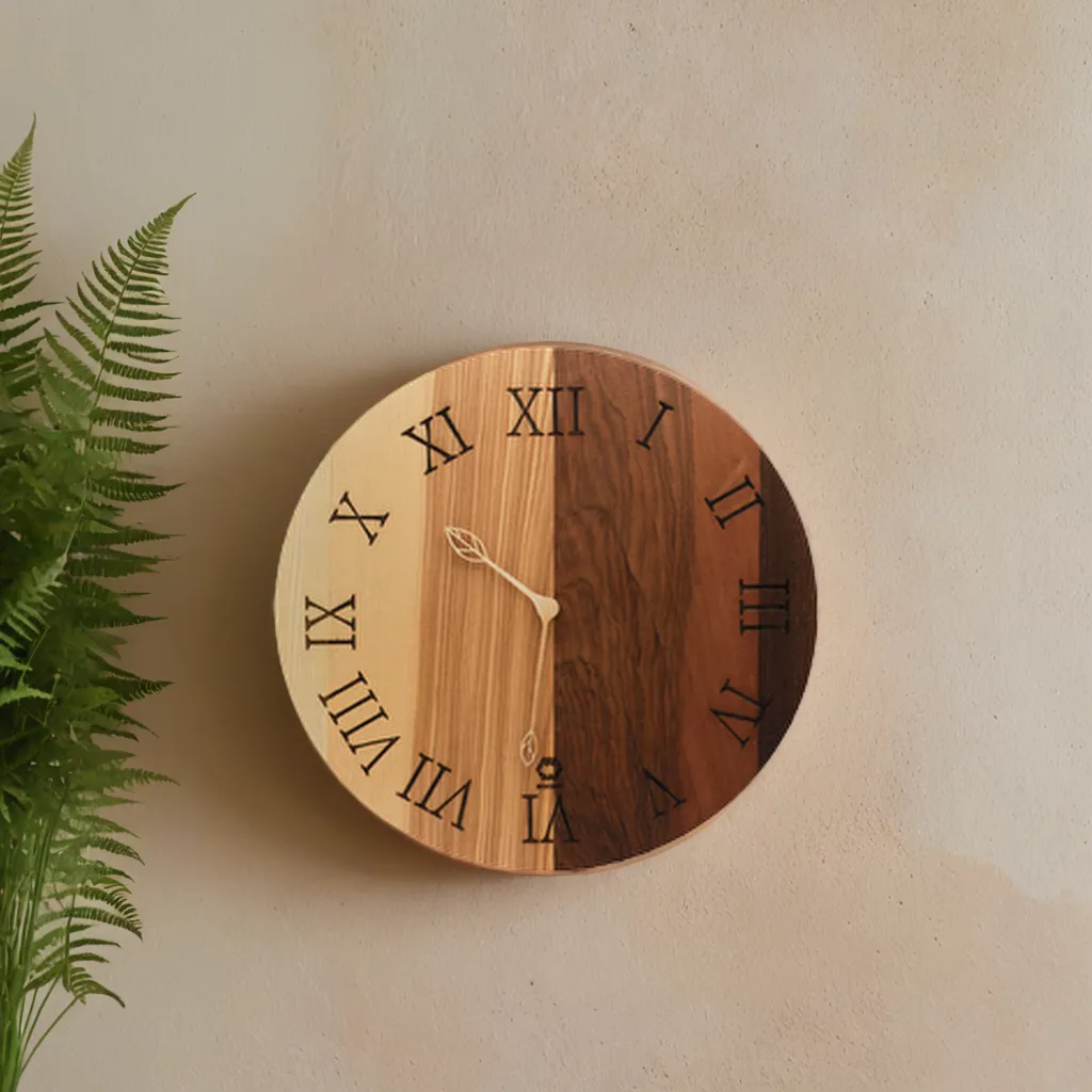 Tidskontrasten-Wooden Wall Clock