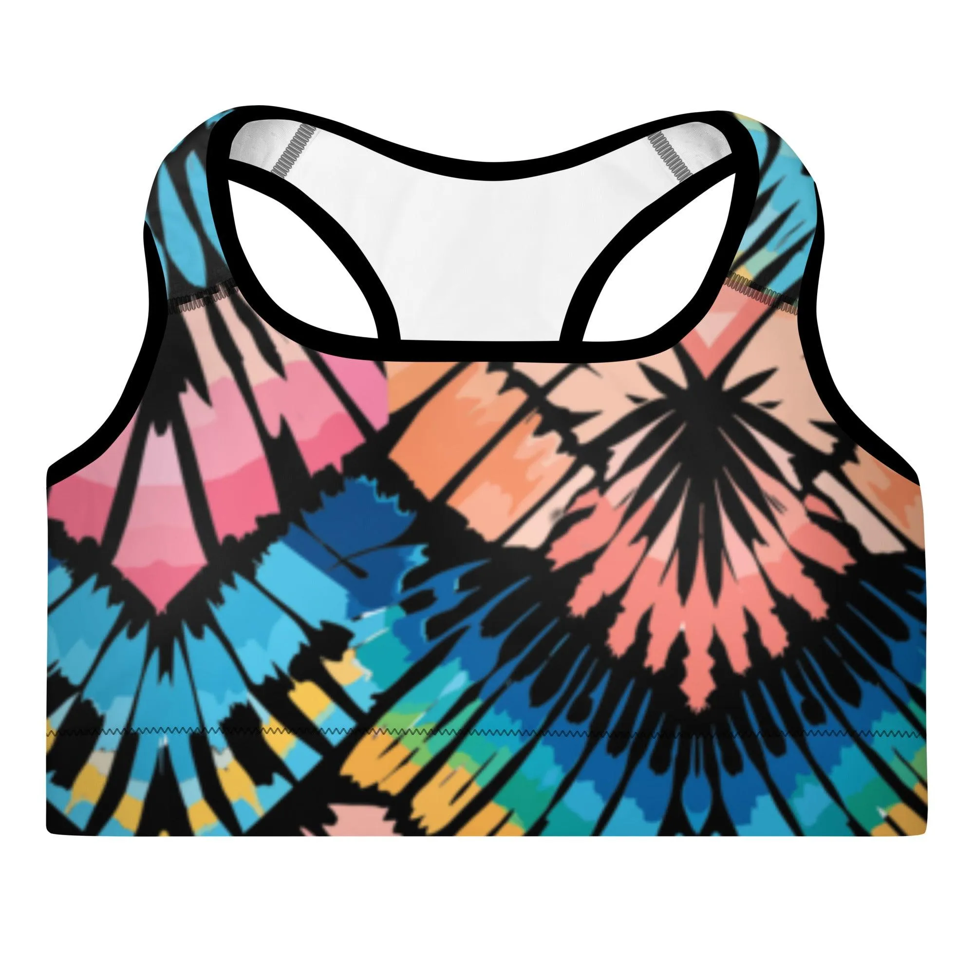 Tie-dye Padded Sports Bra Peachy Saltwater