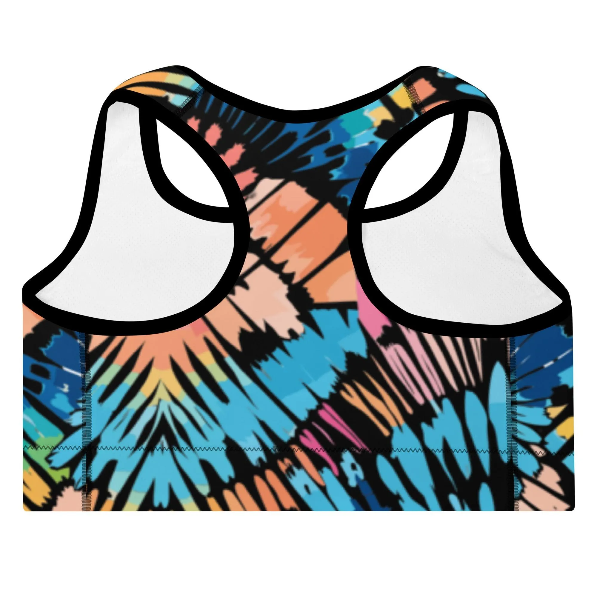 Tie-dye Padded Sports Bra Peachy Saltwater