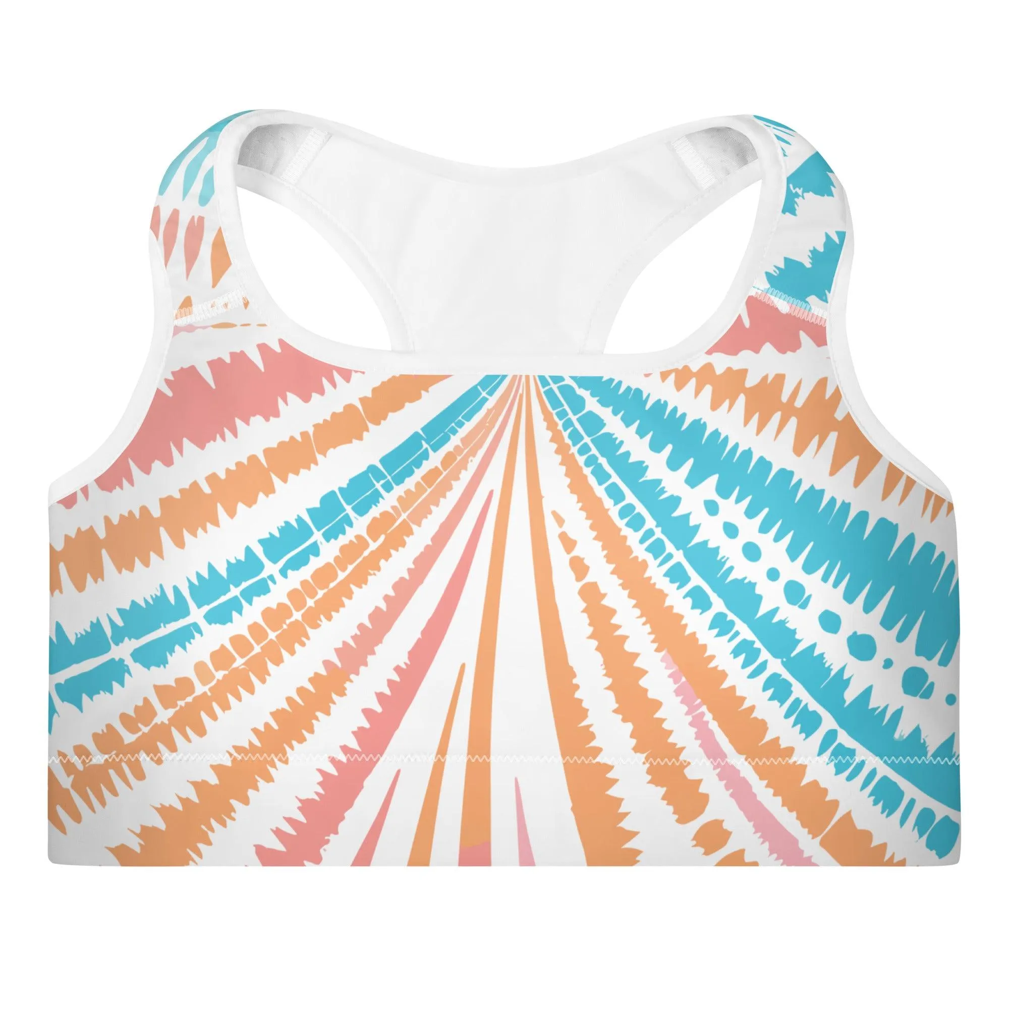 Tie-dye Padded Sports Bra Peachy Twister