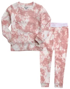 Tie Dye Pink Long Sleeve Pajama