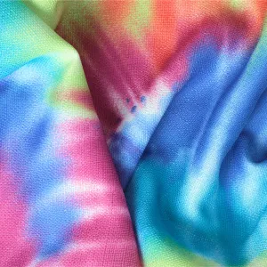 Tie-Dye Polyester 72"x72" Tablecloth