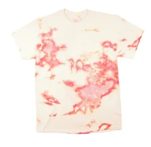 Tie Dye Short Sleeve Tee - Coral DyeFusion