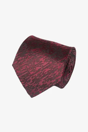 Tie - Silk electric red design