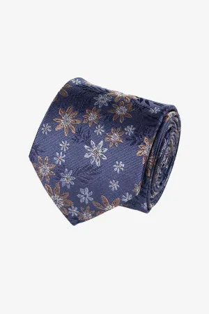 Tie - Silk mid blue petals