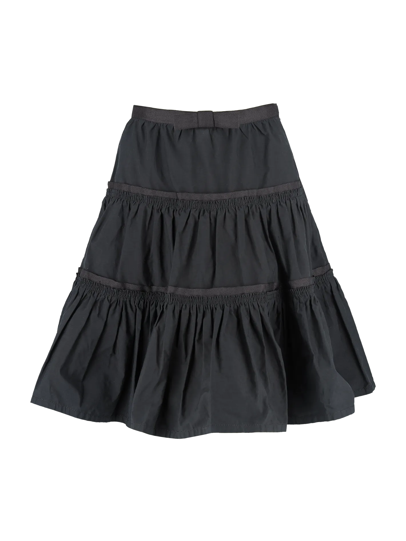 tiered mini skirt