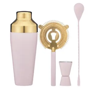 Tiffany Bare Pink 4pc Cocktail Set