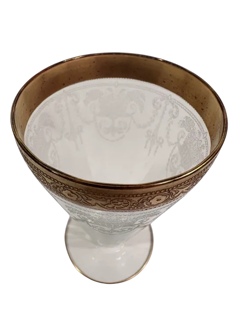 Tiffin Franciscan Gold Rimmed Glasses (Set of 7)