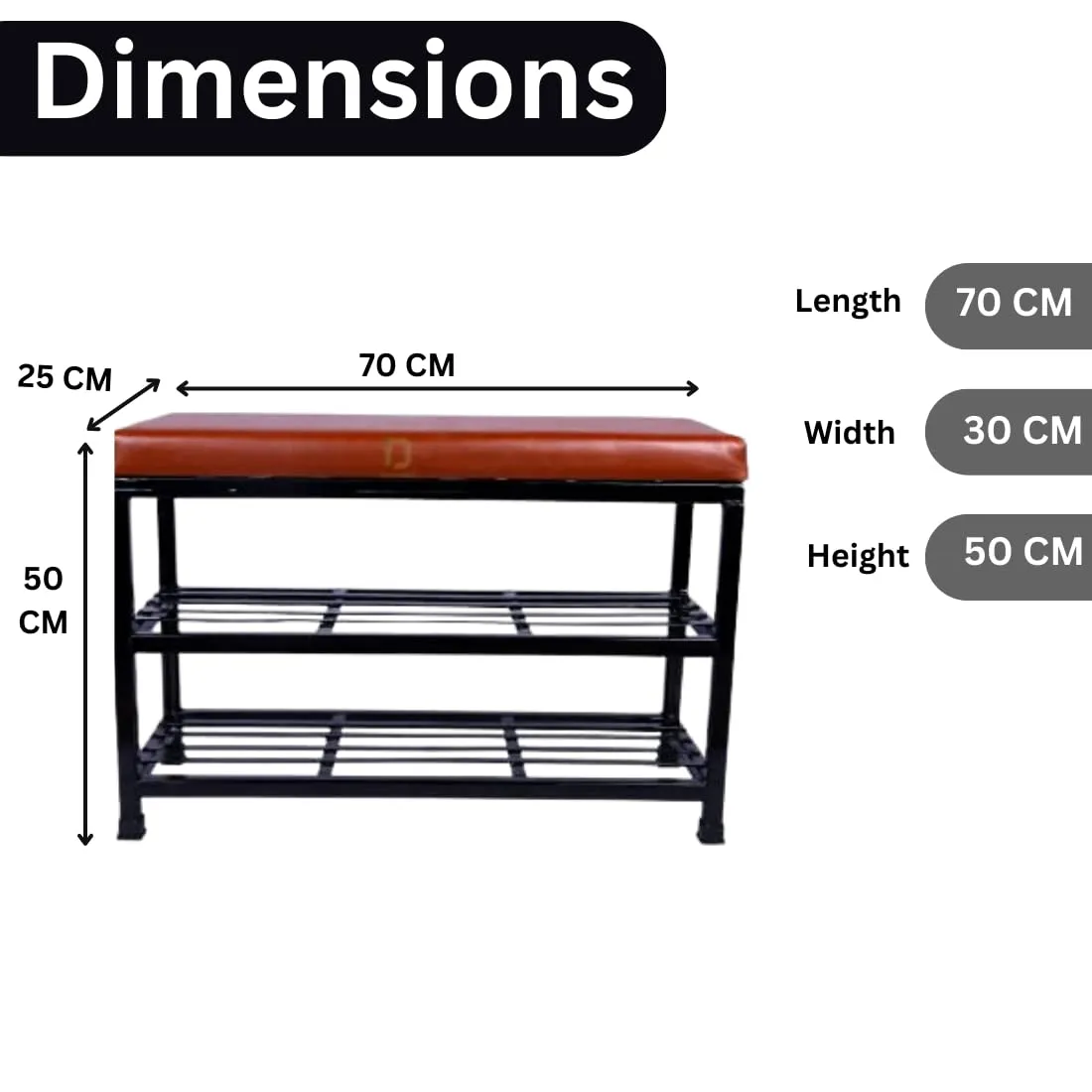 Tiger Steel Heavy Metal Shoe Rack Book Shelf, Book Shelve, Shoe Rack Shoes Storage Rack for Home Shoe Stand Shelf Big