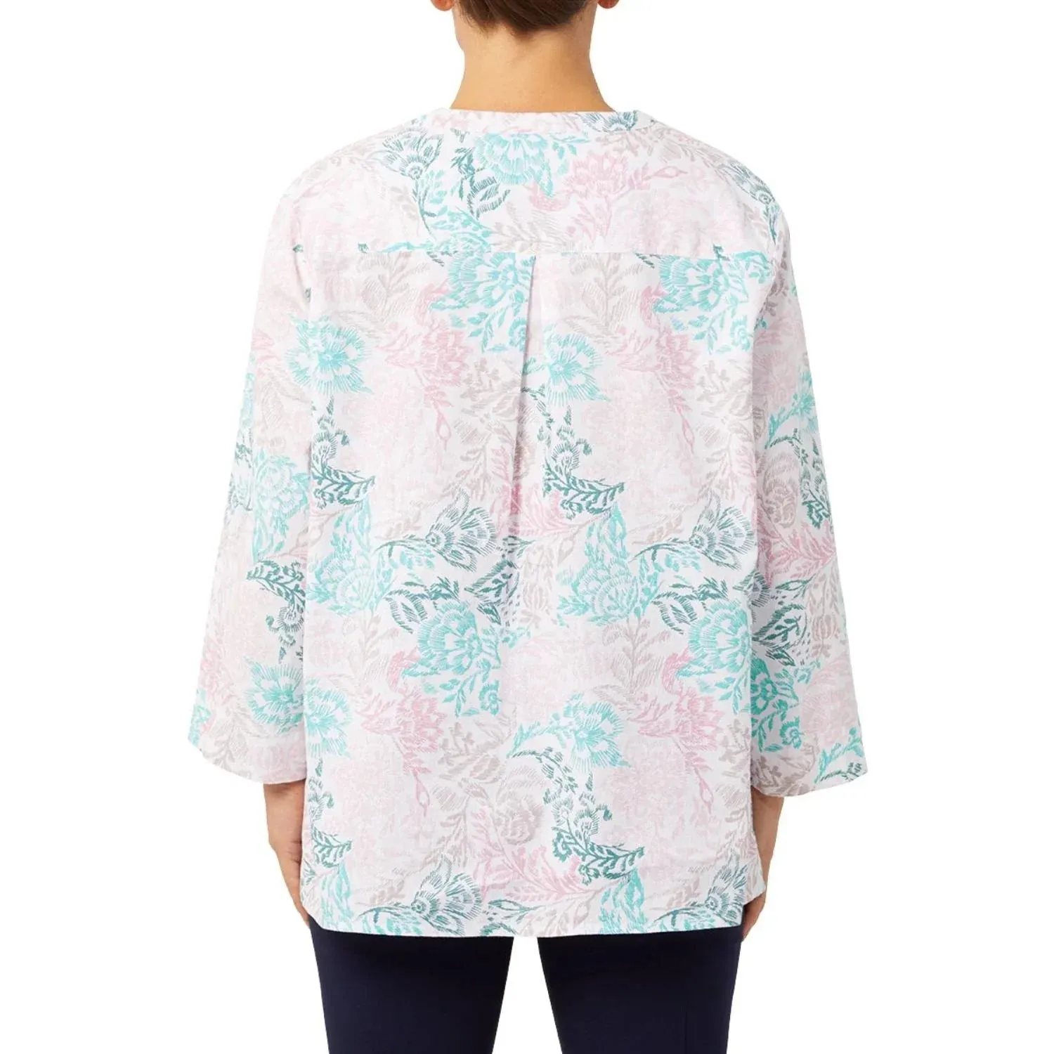 TIGI 14/16 Patchwork Paisley Print Cotton Shirt