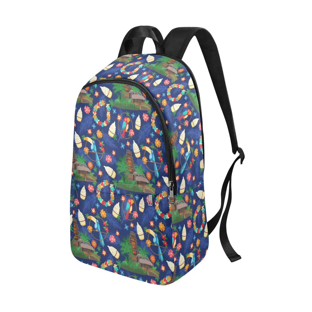 Tiki Desserts Fabric Backpack