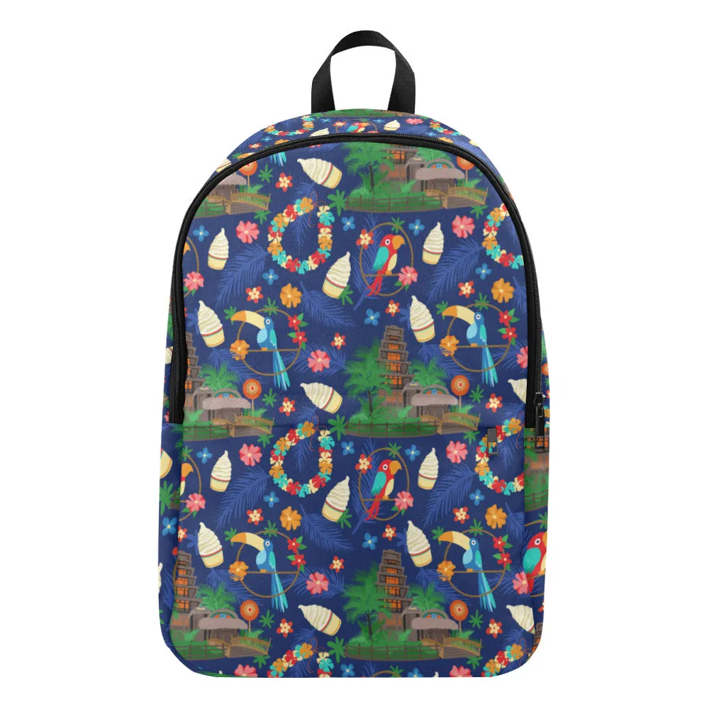 Tiki Desserts Fabric Backpack