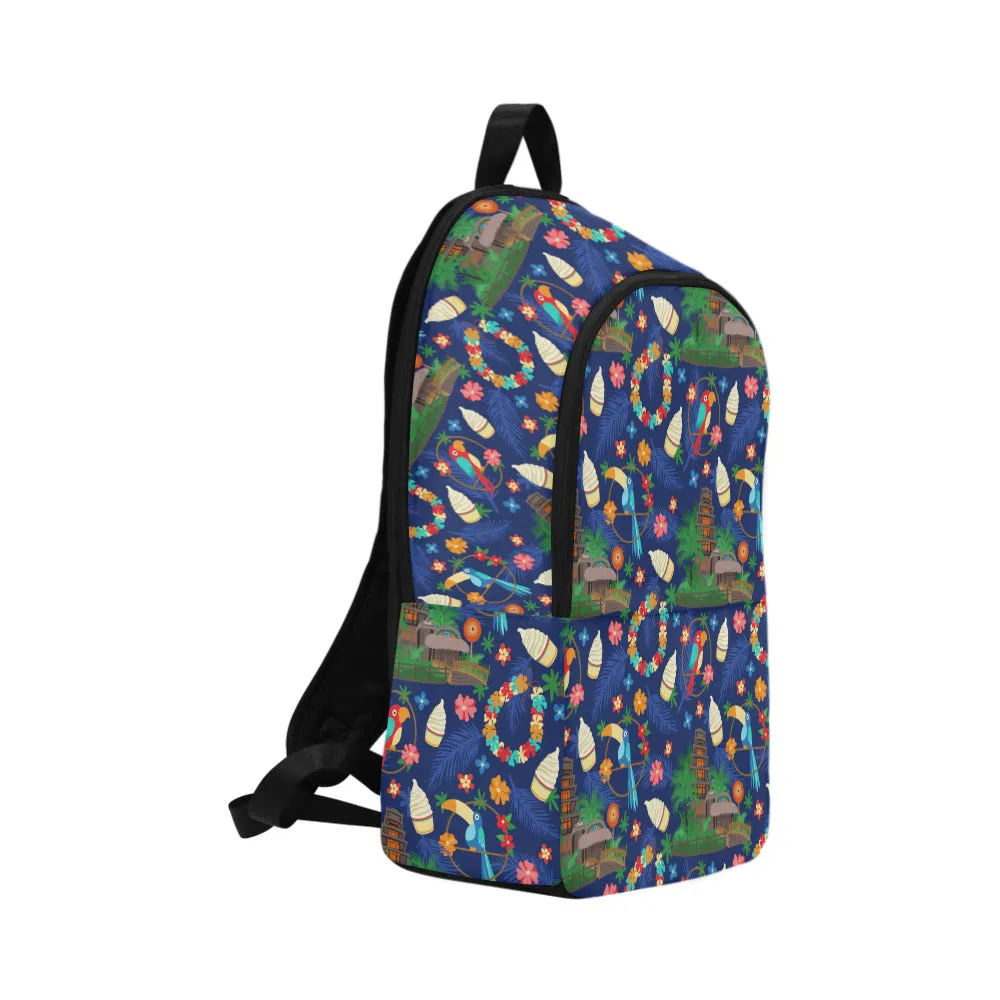 Tiki Desserts Fabric Backpack