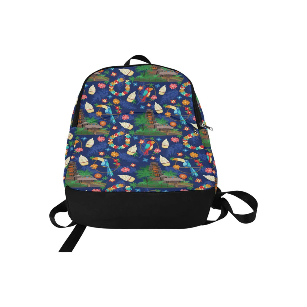 Tiki Desserts Fabric Backpack